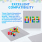 Pokiiulk Classic Baseplates Building Plates-Pack Of 10 Large 10'' X 10'' Building Bricks Compatible With All Major Brands,Perfec