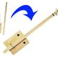 Complete 'Pure & Simple' Cigar Box Guitar Kit - The Easiest Cbg Kit To Build, Bar None!