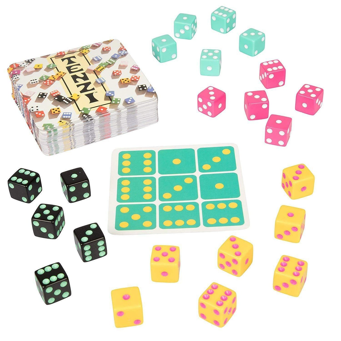 Tenzi 77 Ways To Play The Add-On Card Set For The Dice Party Game - Ages 7 To 97