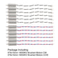 XIITIA 12pcs 615/6x15mm Motor 19000KV Insane Tiny Whoop Drone Frame Brushed Motors 4CW 4CCW Coreless Motor with JST-1.25 Connect