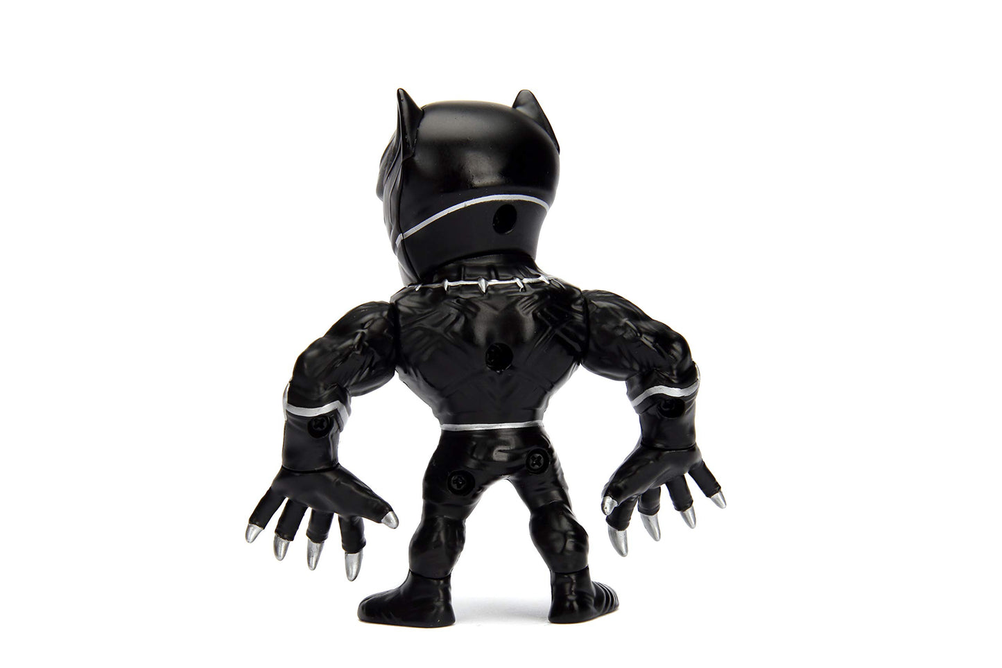 Jada Toys Metalfigs Marvel Avengers Black Panther 100% Die-Cast Metal Collectible Figure, 4', Black