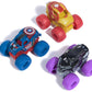 Monster Jam Marvel Mini Truck Set Of 3 With Black Panther, Captain America, Iron Man, Scale 1:87, Robust And With Cool Details,