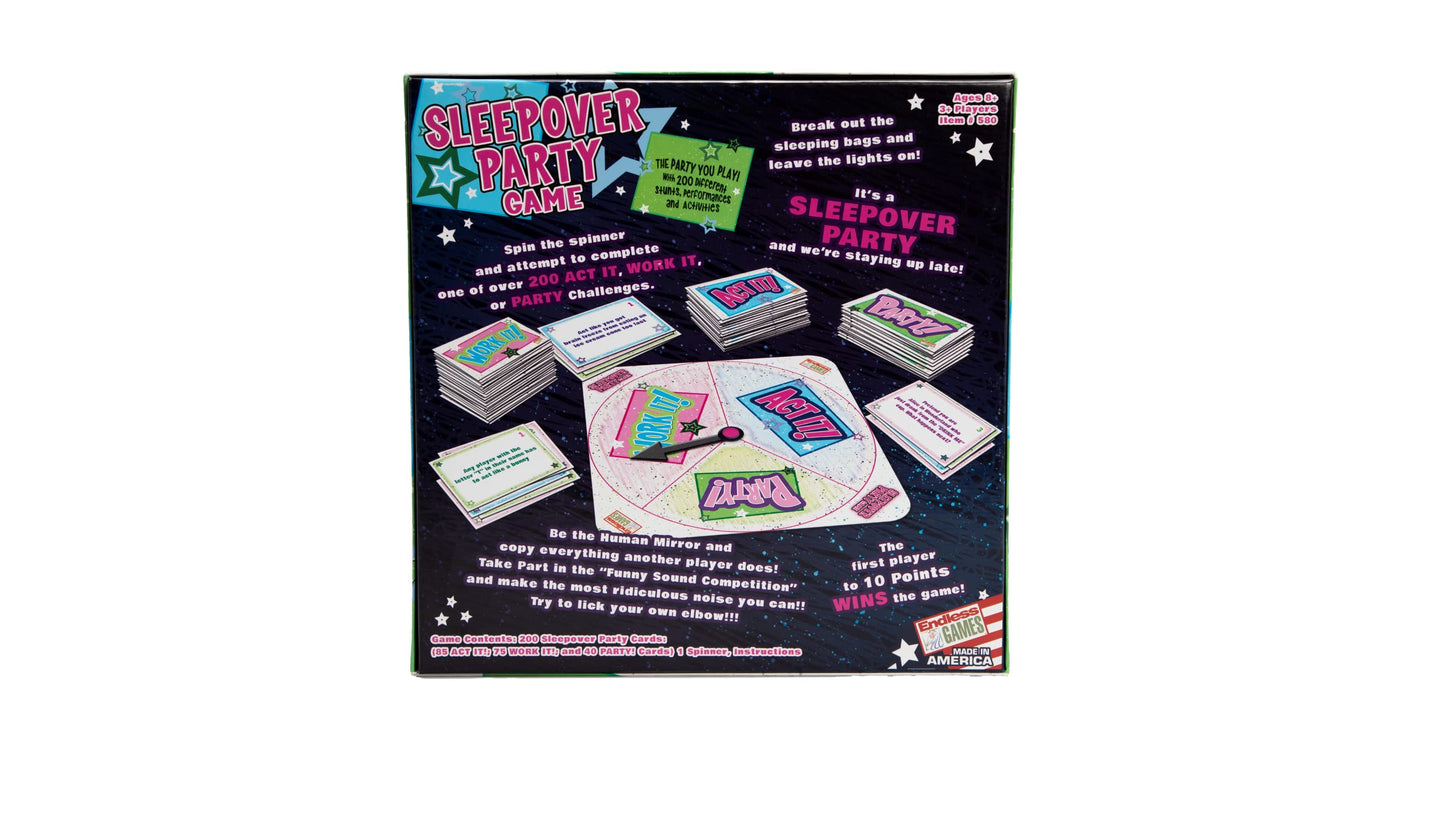 Endless Games Sleepover Party Activity Game for Kids Ages 8+ - Multi Color, Model 580, Paper Material