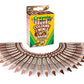 CRAYOLA Colours of the World Wax Colouring Crayons - Assorted Colours (Pack of 24) | Colours That Represent Skin Tones from Arou