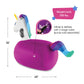 HearthSong Inflatable Unicorn Bouncy Hopper Toys for Kids - 2 Pack, Vinyl, Ages 5+, Model 733649, Perfect for Outdoor Games