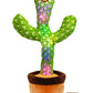 Pbooo Dancing Talking Cactus Toy,Talking Repeat Singing Sunny Cactus Toy 120 Pcs Songs For Baby 15S Record Your Sound Volume Adj