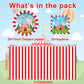 Circus Theme Paper Plates And Napkins Circus Party Decorations Tableware Set Carnival Circus Theme Dinner Plates Circus Party Tablecloths For Kids Circus Birthday Party Decor Supplies
