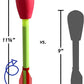 Keep the Adventure Flying Rocket Refill Pack with 6 Foam Rockets