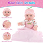 BDDOLL 12 Inch Baby Doll Playset with Clothes and Accessories Including Dolls Clothes Hats Socks Bottles Nipple Blanket