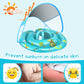 Baby Pool Float With Canopy Removable Upf50+ Uv Sun Protection,Third-Generation Upgraded Baby Swimming Float,More Stable Baby Swimming Pool Float,Suitable For Babies Aged 6-24 Months Swimming Float
