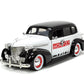 Jada Toys Mr. Monopoly 1:24 1939 Chevrolet Master Deluxe Die-cast Car w/ 2.75 Rich Uncle Pennybags Figure  Toys for Kids and mature-themeds (33230)