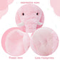 MorisMos Pink Elephant Plush Toy - Soft 19 Inch Stuffed Animal for Boys & Girls