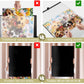 Ymnlwz Puzzle Storage 1000 Pieces, Large-Capacity With 20 Transparent Pockets, Portable, Dustproof And Stain-Proof - Perfect For