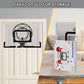 Hyes 24'' X 16'' Large Basketball Hoop Indoor For Adults, Over The Door Basketball Hoop With Sturdy Backboard, Big Basketball To