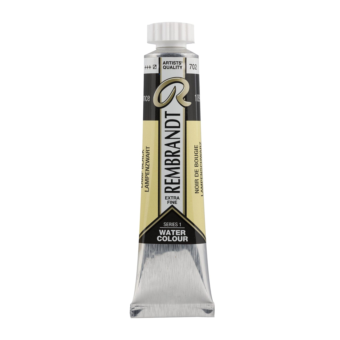 Rembrandt Watercolour Tube 20 ml Lamp black 702 (05047020)