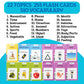 Zeenkind German & English Talking Flash Cards With 510 Sight Words For Toddlers 2 3 4 5 6 Years Old, Learn German For Kids, Audi