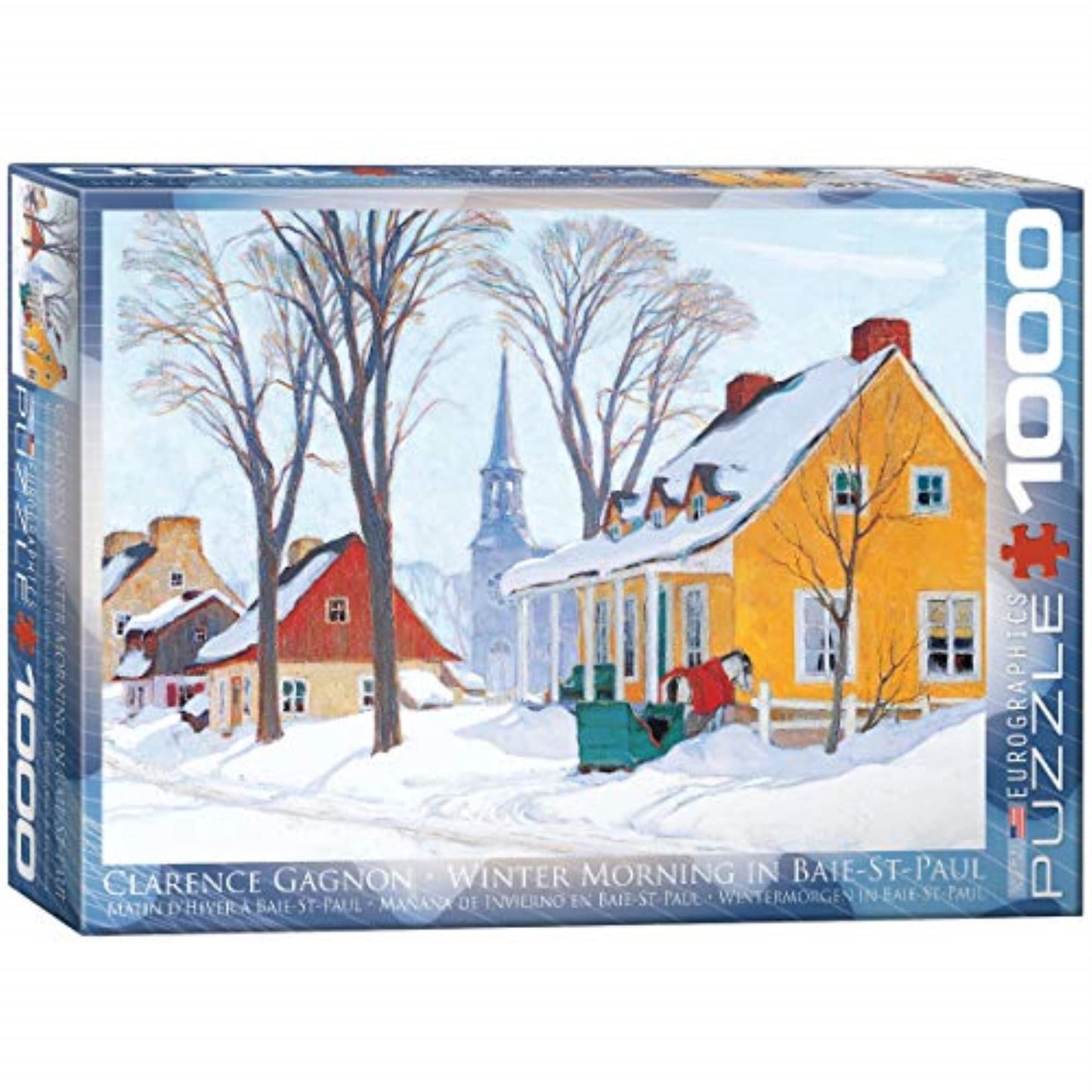 Eurographics Hiver Baie-Saint-Paul By Clarence Gagnon 1000-Piece Puzzle
