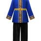 ReliBeauty Kids King Costume Set for Boys & Girls - Red Robe & Crown, Size 3T/100, Perfect for Dress-Up Parties & Halloween