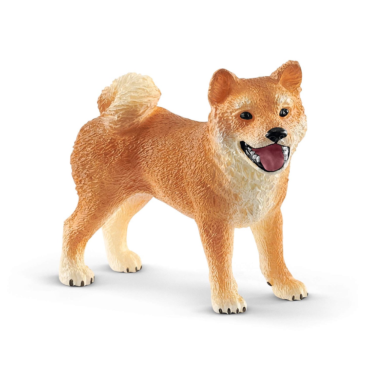 Schleich Shiba Inu Mother And Puppy, 4-Piece Set, Ages 3+
