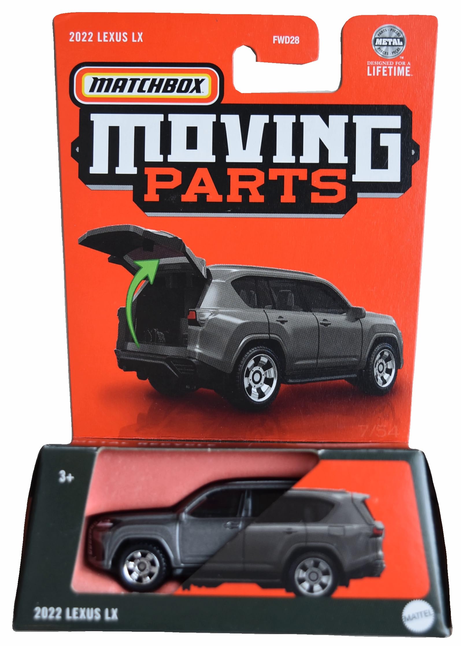 Matchbox 2022 Lexus LX, Moving Parts [Gray], FWD28