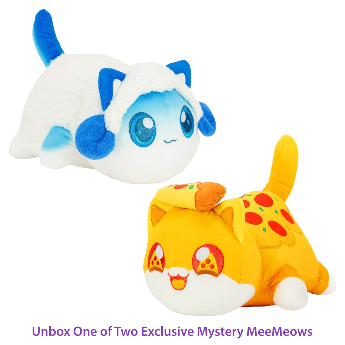 Aphmau 6” MeeMeow Plush Friends Surprise Box, 3-Pack - Multicolored, Includes 2 Friends + 1 Exclusive Mystery, Model 60202