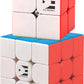 D ETERNAL Speed Cube Combo Set of 2x2 3x3 High Speed Stickerless Magic Puzzle Cubz Game Toy