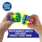 Geospace Read Spin Education Game for Kids - A Handheld Magnetic Spelling Game with Storage Pouch (Lower Case Letters)