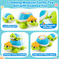 BAYSING Musical Turtle Crawling Infant Toy Set - Educational Baby Toys for 6-12 Months - Plastic - Perfect for Tummy Time & Gifts