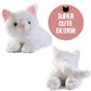 Prextex Plush Cat Toys Stuffed Animal W/ 3 Cats Baby Stuffed Animals - Big Cat Zippers 3 Little Plush Baby Kittens - Cat Plush T