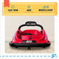 Powerwhale Ride-On Toy, 12V Electric Bumper Car With Remote, Music For Kids Ages 1-6, Unisex Gift, Red