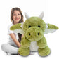 SUSULF Little Flying Dragon - Cute Stuffed Animal Plush Toy - Adorable Soft Dragons Toy Plushies and Gifts - Perfect Present for Kids (Green 22.04in/56cm)