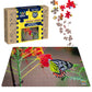 Webby Kids Butterfly On The Flower Wooden Jigsaw Puzzle, 252 Pieces