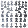 Path Gaming 40 Fantasy Tabletop Miniatures For Dungeons And Dragons . 28Mm Scaled 10 Unique Designs, Bulk Unpainted
