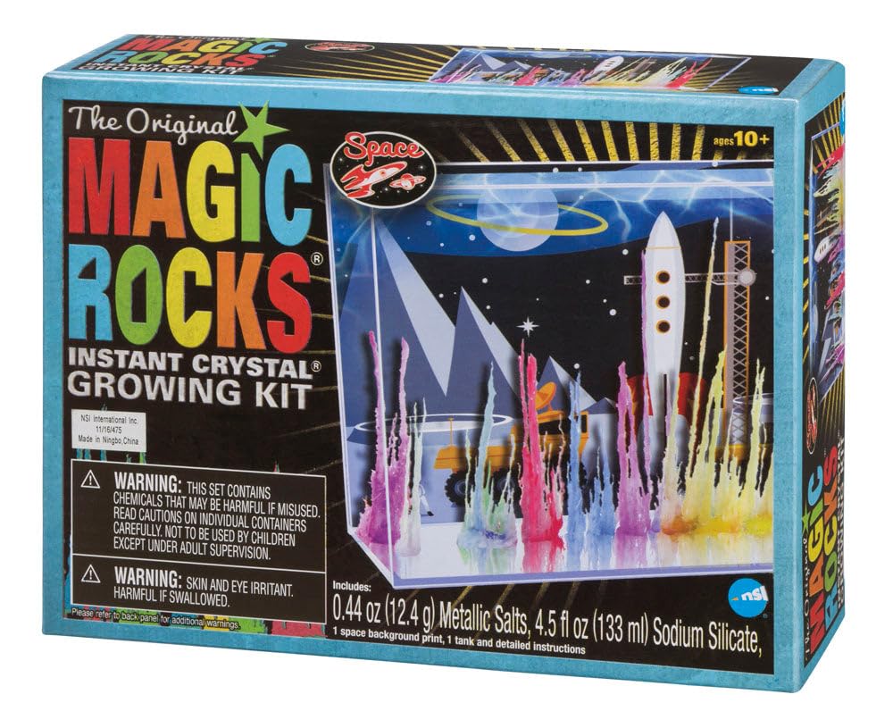 Toysmith Magic Rocks Instant Crystal Growing Kit (Assorted Styles)