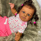 Reborn Baby Dolls Black Girl 23 Inch Soft Body Realistic-Newborn Anatomically Correct Real Life Baby Dolls African American Long