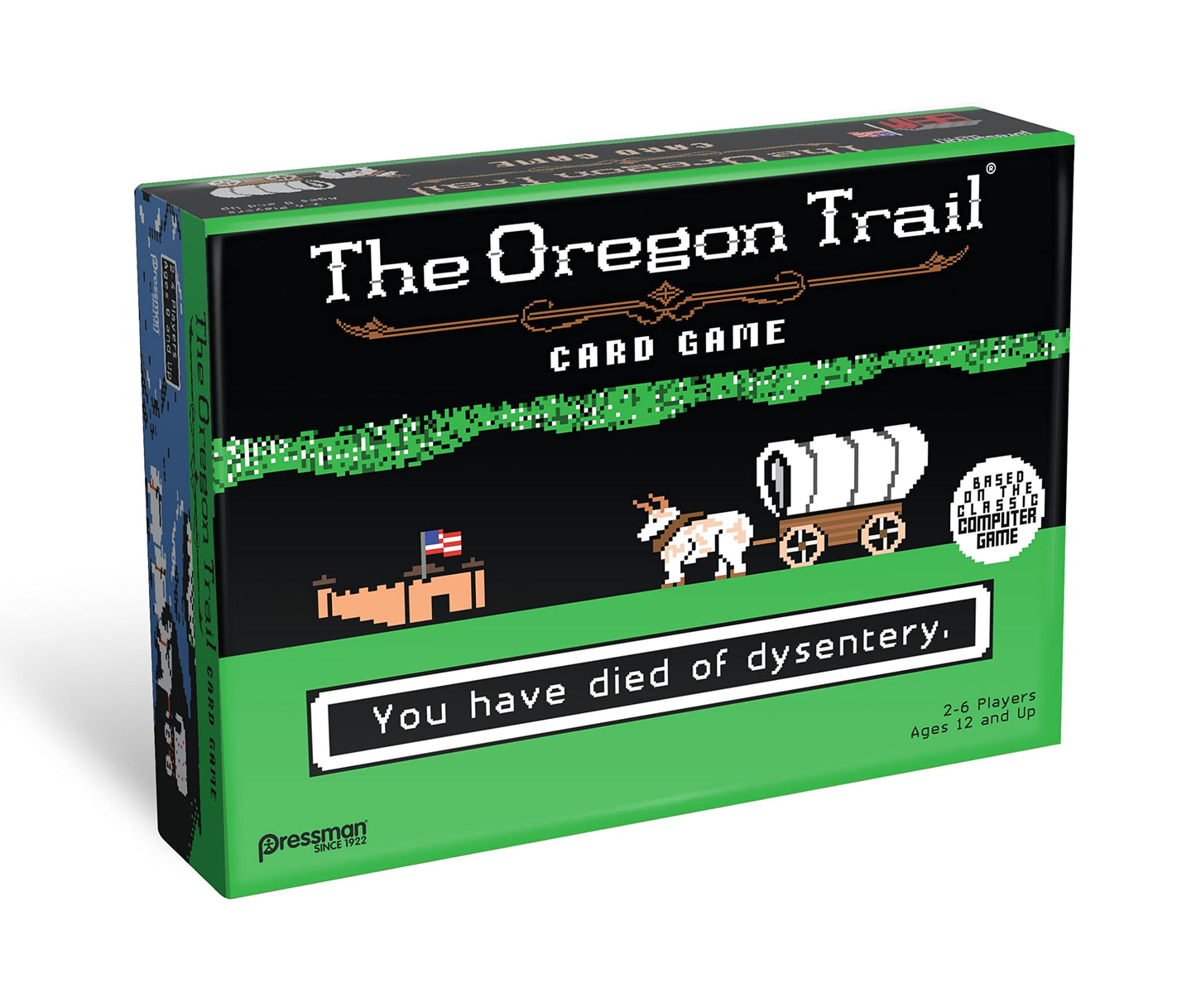 Pressman Oregon Trail Card Game - Cooperative Gameplay for 2-6 Players, Ages 12+, Multicolor, Model 10749001576
