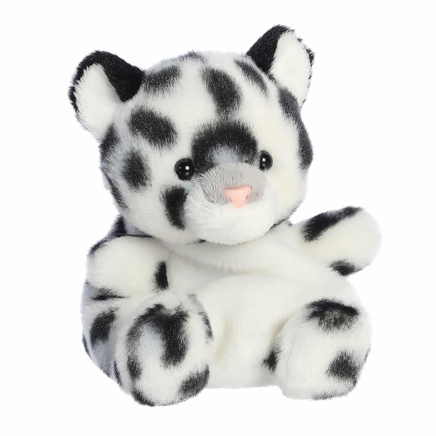 Aurora® Kaia Snow Leopard™ Plush Stuffed Animal - White, 5 Inches, Small, Polyester - Fun Collectible for Kids & Adults