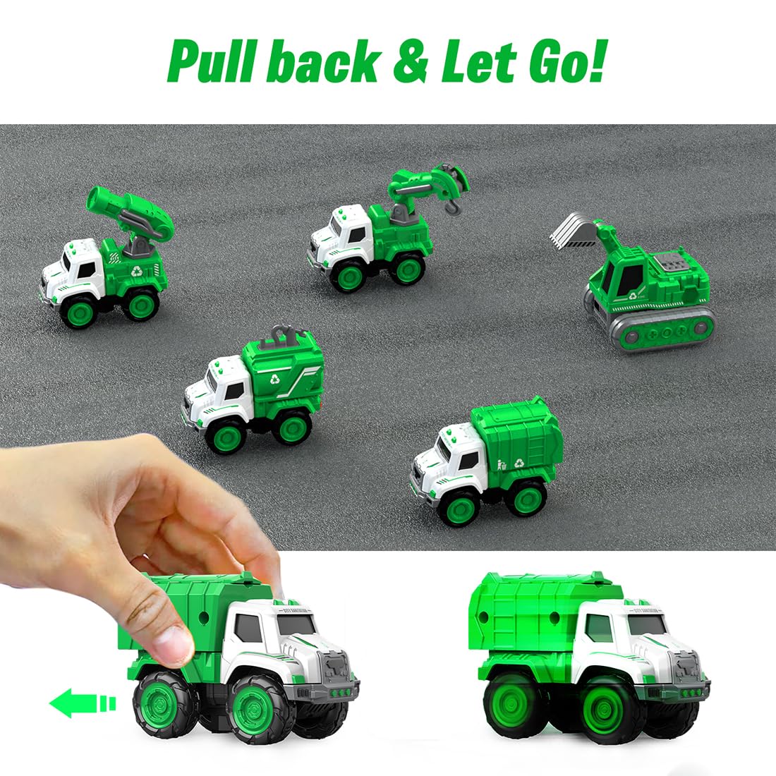 Funny Boo Transforming Robot Toys For Boys City Sanitaion Vehicle Deformation Toy 5 In 1 Educational Stem Toys For Toddler Chris