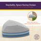 Special Supplies 10 Stepping Stones For Kids Indoor And Outdoor Balance Blocks Promote Coordination, Balance Strength Child Safe Rubber, Non-Slip Edging (Ocean)