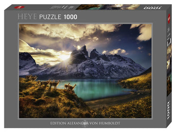 Heye 29815 Puzzles-1000 Pc-Guanacos,White