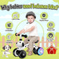 Balance Bike Tricycles Toys For 1 2 Year Old Baby, Colorful Lighting Toddler Bike, First Birthday Gifts For 1 2 Year Old Boys Gi