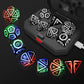 EXCECAR Rechargable DND Dice Set, Light Up Dice, 7 PCS Glowing Balanced LED Dice Electronic Dices, D&D Dice, Polyhedral Dice Set