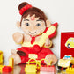 PandaS Box Mantra Chanting Baby Hanuman (28 Cm) | Musical Soft Plush Toy | Best Gift For Infants, Toddlers & Babies