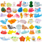 44 Pcs Mini Ocean Resin Animals 44 Styles Resin Animals Figurines Bulk For Fairy Garden Miniature Dollhouse Accessories Hide Cra