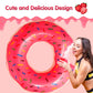DMAR Donut Pool Floats Donut Tube Pool Doughnut Pool Float Donut Inflatables Doughnut Floatie Donut Swimming Ring for Beach Pool