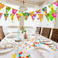 FEPITO 6 Pack Hawaiian Bunting Banner Luau Party Tropical Party Bunting Totally 18 Meters
