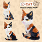GaoDeBuChou Cat 3D Micro Puzzle Building Block Set, 1300 PCS, Calico, Medium, STEM Gift for Ages 8-14
