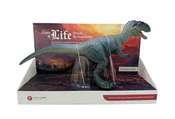 Allosaurus Gray Soft Dinosaur Toy Figure for Kids - Realistic Dinosaur with Safe, Soft Material - Educational and Fun Prehistori