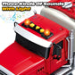 Bstoyder Kids Toys for 3 4 5 6 7 8 Years Old Boys, Large Tanker Truck Toy with Lights, Sounds, Water Pump, Red Toddler Friction