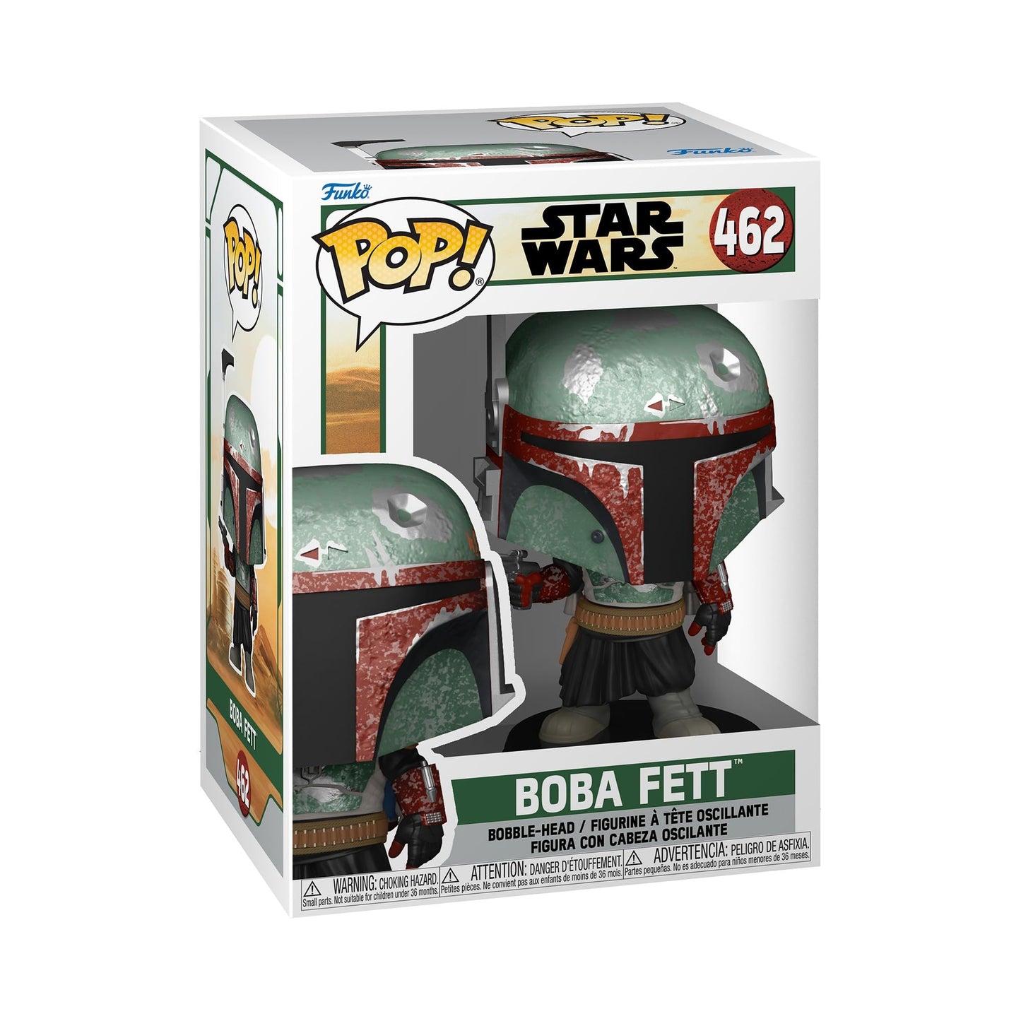 Funko Pop & Tee: Sw- Boba Fett- L